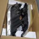 Nilight Headlight Assembly Compatible with 2015 2016 2017 LE SE XLE Toyota Camry Headlamps Replacement Chrome Housing Amber Reflector Clear Lens Driver and Passenger Side