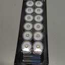 HL Submersible LED Light,White Small LED Light,100 Hours Waterproof Flameless Led Lights Battery Powered for Wedding Home Vase Festival Party Decoration 12pcs (Built-in 24 Batteries)