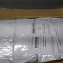 100 White Washable and Removable Universal Wedding Banquet Chair Covers with Polyester Spandex Elastic Sliding Arc Design Chair Covers
