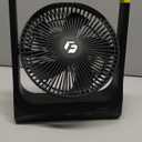 Battery Powered Rechargeable Portable Fan: 20800mAh Battery Operated Camping Fan [80H Long Lasting] 3350RPM USB Desk Personal Fan with 4 Speed 3 Timer for Travel/Outdoor/Bedroom/Office/Beach/Fishing