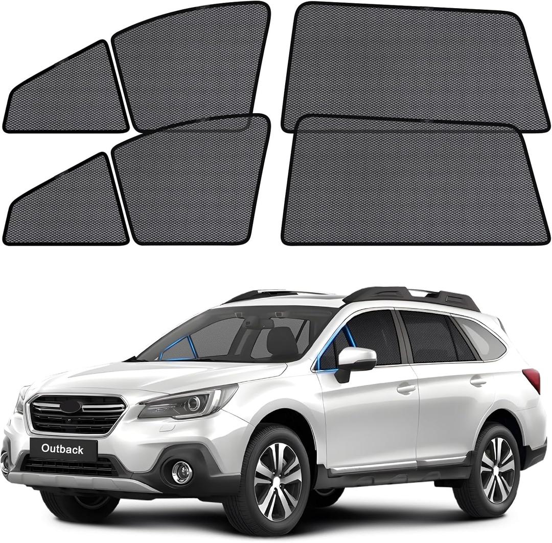 ZATOOTO Car Window Shades for Outback 2021-2024, Car Window Cover Baby Sun Shades Sun Blocker Outback Side Window Screens for Camping | UV Protection, Privacy, Ventilation, and Bug-Free Design