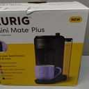 Keurig K-Mini Mate Plus Single-Serve K-Cup Pod Coffee Maker, Compact, 3 Cup Sizes, Brew Over Ice and Strong Button Features, 50 oz Removable Reservoir, Matte Black