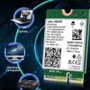 WiFi 7 Wireless Card Intel BE200 NGW, Bluetooth 5.4, 5800Mbps M.2/NGFF Network Support Windows 10/11 (64bit), Linux, Not Support AMD, Only Supports Intel 12th Generation and Above CPUs.