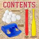 ToyVelt TBall Set for Kids 3-5, TBall Set Comes with 9 Balls, Best Toys Toys & Games, Ideal Tee Ball Set Birthday Gift for Boys and Girls, Great for Toddlers