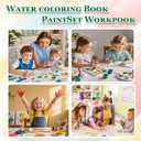 2 x Watercolor Workbook,12 Colors Water Color Books Paint, Beginner-Friendly Watercolor Workbooks with Paint Brush