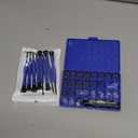 Upgrade Version Magnetic Eye Glass Repairing Kit, Eyeglass Repair Tool Kit with Compact Screw Box Include Nose Pads, Precision Screwdriver Set, Screws, Tweezer for Eyeglass, Sunglass, Spectacles Watch