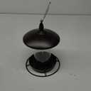 Metal Roof Bird Feeder - Chew Proof for Outdoor Hanging Wild Bird Seeds. Bronze (1.7lb:Bronze)