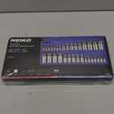 NEIKO 10288A Allen Hex Bit Socket Set, 32 Piece SAE and Metric Allen Socket Set, Allen Head Hex Key Socket Set Made with S2 Steel