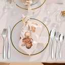 Hespama 60 Pieces Silverware Set Service for 12, Stainless Steel Kitchen Flatware