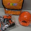 JOYIN 32PCS Kids Tool Set, Toddler Tool Toys with Construction Backpack Costume & Electronic Toy Drill for Boy Girl Easter Basket Stuffers Birthday Gift for Toddler Boys Age 3 4 5 6