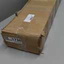 Ceiling Curtain Track Set - Dual Track Ceiling Mount 14ft, Heavy-Duty Double Track Rails with Silent Slides, Room Divider Double Track System, Includes Hooks/Clips/Brackets, White