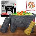 The original Molcajete Mexicano volcanic rock Handmade of Authentic Lava Rock in Mexico - Molcajete de Piedra volcanica - Molcajete Mortar Pestle molcajete bowl molcajete volcanic rock guacamole maker