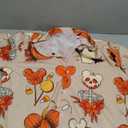 Mens Halloween Shirt Pumpkin Printed Hawaiian Bowling Short Sleeve Casual Button Down Holiday Shirts (XX-Large)