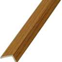 OUZUGIE 8-Pack 57 Inches, WPC Slat Wall Panel Trim,Corner Guard for Low Grille (Oak)