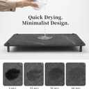 Stone Dish Drying Mat 18"×14" Diatomaceous Earth Kitchen Drying Mat