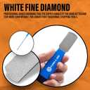 Stripping Metal Stone Diamond Edged for Dogs, Cats & Pets with Plastic Grip (2 Piece Pack of Coarse & Fine)