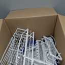 Moforoco White 9-Tier Over The Door Pantry Organizer, Pantry Organization And Storage, Metal Hanging Spice Rack Shelves Door, Home & Kitchen Essentials, Laundry Room Bathroom Organization