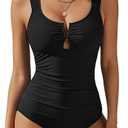 Blooming Jelly Womens One Piece Tummy Control Swimsuits Modest Retro Swim Suits 2026 Swimwear Slimming Bathing Suits Size Large