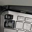 ProtoArc Ergonomic Wireless Keyboard Mouse, EKM01 Plus Full Size Ergo Bluetooth Keyboard Mouse Combo, Split Design, Wrist Rest, Multi-Device, Rechargeable, for Windows/Mac OS - White and Silver