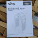 Rosewood 47"W x 89"H Cedar Arbor