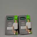 Depend Washable Adult Incontinence Underwear for Men, Reusable, Light Absorbency, Large, Black, 2 Count