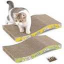 Cat Scratching Board Small Cat Scratcher Cardboard Cat Scratchers for Indoor Cat Cardboard Scratcher(2pcs)