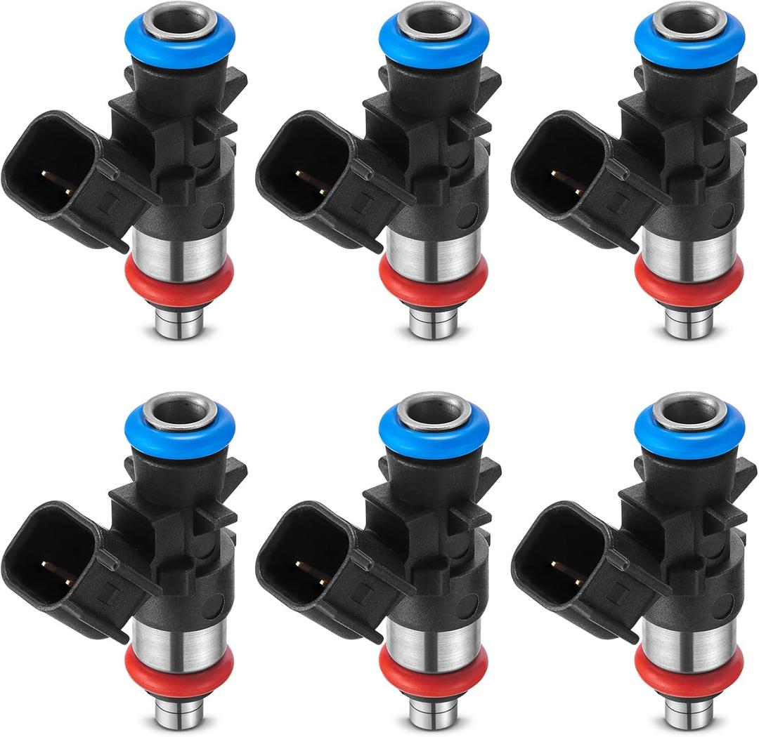 BDFHYK Fuel Injector 0280158233 Compatible with 2011-2017 Dodge Charger Grand Caravan Jeep Ram 1500 Chrysler 200 300 3.6L V6 Trucks Replacement Kit 05184085AC 4G2269 FJ1147 67754 550-2109 Set of 6