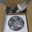 La Reveuse Food Processor,Electric Food Chopper with 7-Cup (1.7L) Glass Bowl, 4 Bi-Level Blades for Chopping,Grinding,Mincing,Whisking,Meal Prep,300W,Blue