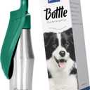 27 OZ Dog Water Bottle Portable Stainless Steel Convenient Pet Water Dispenser, Leak Proof Puppy Travel Water Bowl for Dog Outdoor Walking, Hiking, Perfect Size for All Dog Breeds, Sage Green (1-Pack)