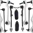 Front Suspension Kit Upper Control Arm E90 Compatible with BMW 325i 328i 330i 335d 335i 335is 2006-2013, 2008-2013 E82 E88 1-Series 128i 135i, 2013-2015 E84 X1(2WD Only)