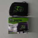 Slime 40088 Tire Inflator, Portable Car Air Compressor, Inflate Right automatic shut off, with Digital 99 psi Display, Long Hose and LED Light, 12V, 6 min inflation (Compact)