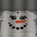 Snowman Girl Face For Girls Christmas Winter T-Shirt, S