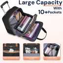 Ytonet Rolling Laptop Bag, Rolling Briefcase for Women, 17.3 Inch Laptop Bag with Wheels, Computer Bag with Wheels Laptop Case for Work Travel College Business Wife Mom Overnight Teacher