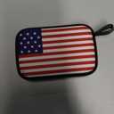 Portable Bluetooth Speaker with USA Flag Design – Wireless Mini Speaker with Stereo Sound & Control Buttons
