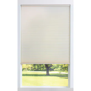 allen + roth 69-in x 48-in Alabaster Light Filtering Cordless Cellular Shade