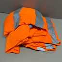 Amylove 4 Pcs Reflective Safety T Shirt High Visibility Work Shirts Sun Protection Construction, Size XL