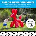 Giant Inflatable Balloon Dog Sprinkler, Fun Summer Backyard Water Game & Splash Toy for Kids, 6 Feet Tall
