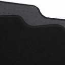 Floor Mats Compatible with 2010-2015 Chevrolet Camaro, Black Nylon Factory Fitment Car Floor Mats Front by IKON MOTORSPORTS, 2011 2012 2013 2014