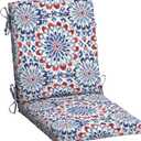 Arden Outdoor Dining Chair Cushion, 20 in x 20 in, Weather-Proof, Rain-Proof, Fade Resistant Patio Cushion for Patio, Dining, or Rocking Chairs 20 x 20, Clark Blue