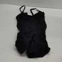 SHAPERX Women's Shapewear Bodysuit Tummy Control Body Shaper Seamless Sculpting Snatched Waist Body Suit (Black (Mid Thigh))