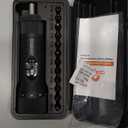 13Pcs Preset Torque Screwdriver with S2 Bits, 1/4 Drive Torque Wrench Screwdriver Set for Maintenance, Tools, Bike Repairing and Mounting, Inch Pound Torque Range 10-70 In-lb