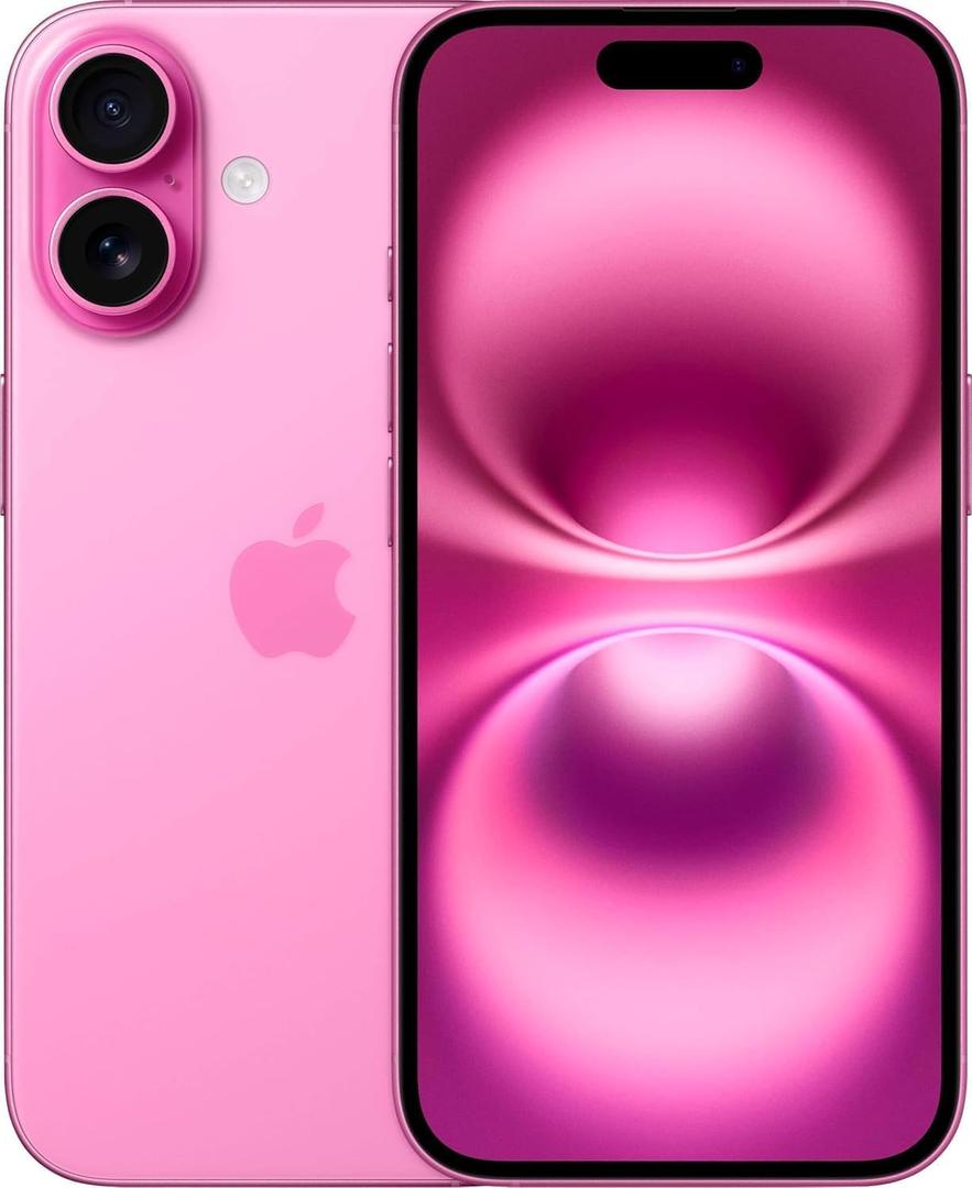 Apple iPhone 16, US Version, 128GB, Pink - Unlocked 