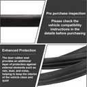 51727182270 Front Door Window Glass Soundproof Windproof Seal Weather Strip Compatible with BMW 5 Serier F10 528i 535i 550i Hybrid 5 M5 2009-2016 Replace 51727278503