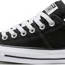 Converse Women's Chuck Taylor All Star Madison Low Top (5, Black/White/Black)