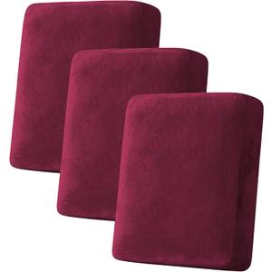Sofa Cover for 1 seat Cushion Couch, 1 Piece Velvet Couch Cover Stretch Recliner Chair Cover Furniture Sofa Loveseat Cover Protector (Velvet)