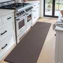 DEXI Anti Fatigue Kitchen Floor Mat Cushioned Standing Runner 70x20, Brown