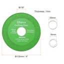 HARFINGTON 5 Pack Glass Cutting Disc 4 Inch for Angle Grinder Diamond Cutting Disc Ultra-Thin Saw Blade Wheel with 7/8" Arbor for Cutting Grinding Jade Crystal Tile Ceramic