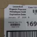 LesserEvil Organic Popcorn, Himalayan Gold, .88 Ounce, 12 Count 01/27/2026
