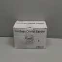 Cordless Random Orbital Sander Compatible for Dewalt 20v 60v Battery(NO Battery), Electric Palm Orbital Sander With Dust Collector, 6 Variable Speeds, 20Pcs Sandpaper For Sanding Polishing Woodworking (Yellow)