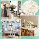 10 Set 6 Inch Acrylic Cylinder Vases for Centerpieces with Pearl Filler Clear Plastic Flower Vase for Wedding Centerpieces Birthday Party Home Table Decorations